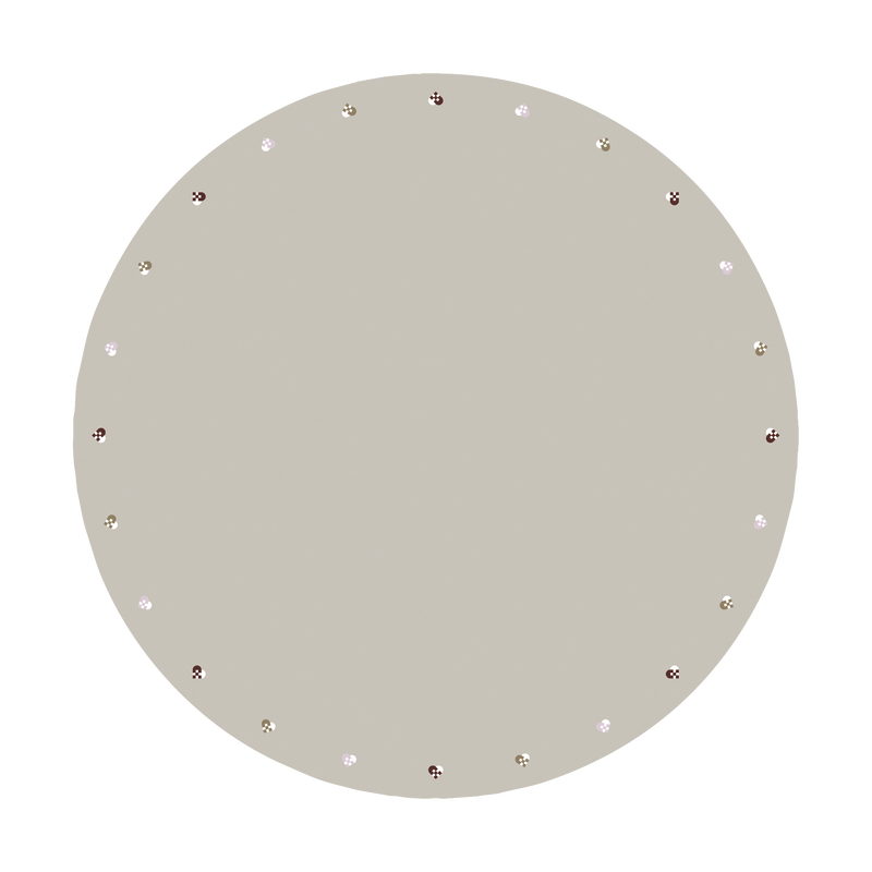 Christmas Hearts Embroidery Juletr&aelig;st&aelig;ppe