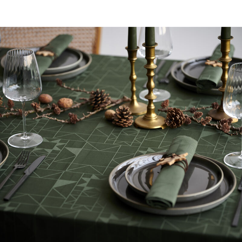 Star Damask Juledug