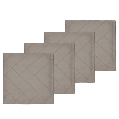 Tiles Damask Stofservietter 4 stk.