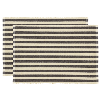 Statement Stripe Dækkeserviet 2 stk.
