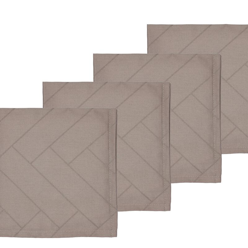 Tiles Damask Stofservietter 4 stk.