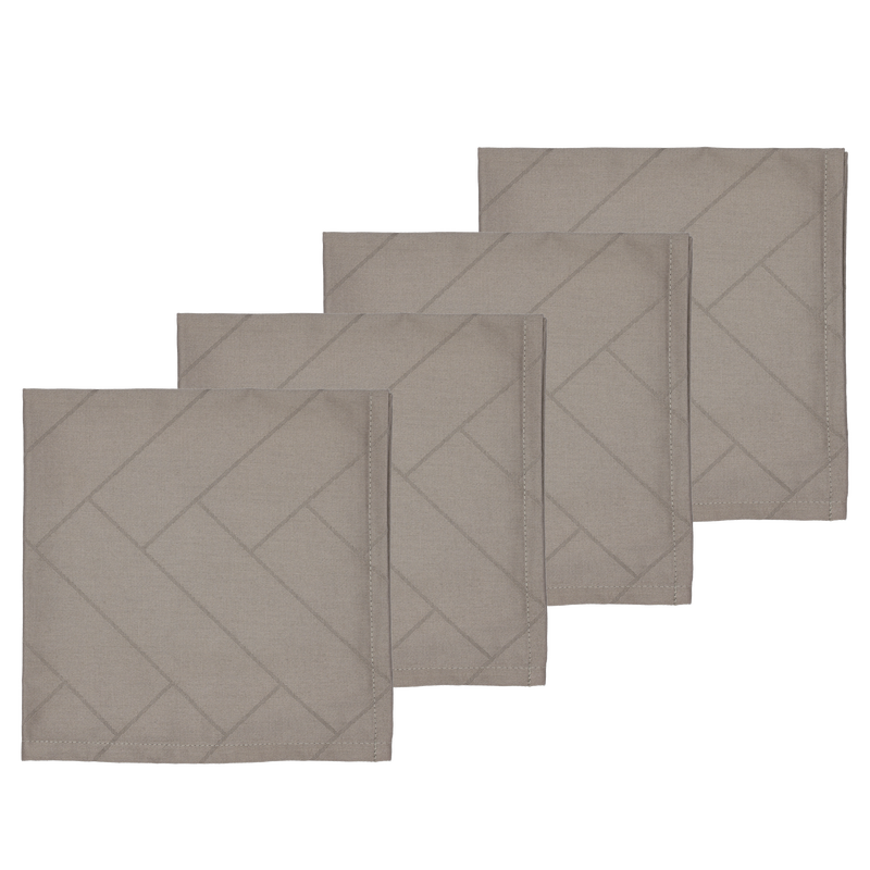 Tiles Damask Stofservietter 4 stk.