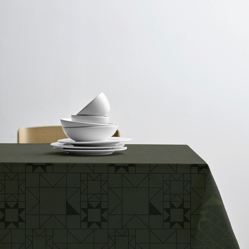 Star Damask Juledug