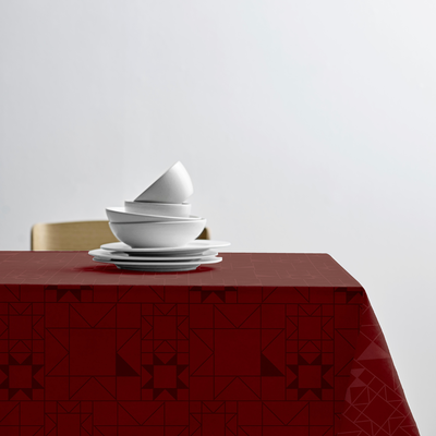 Star Damask Juledug Star Damask Juledug