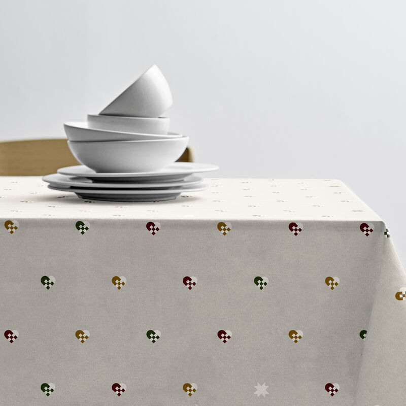 Christmas Hearts Akryldug m. antislip