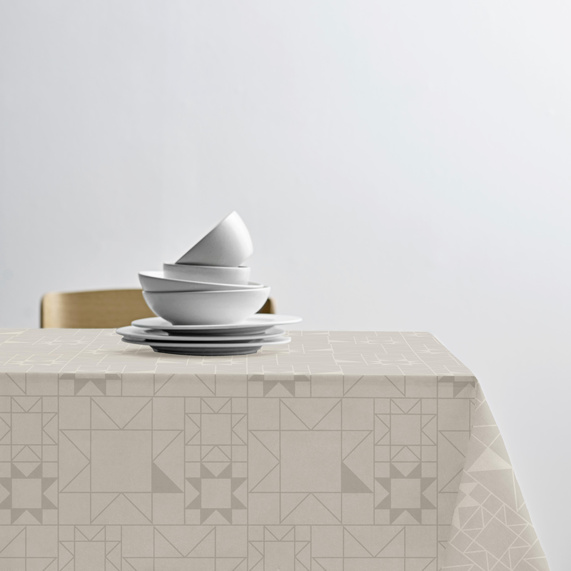 Star Damask Akryldug m. antislip