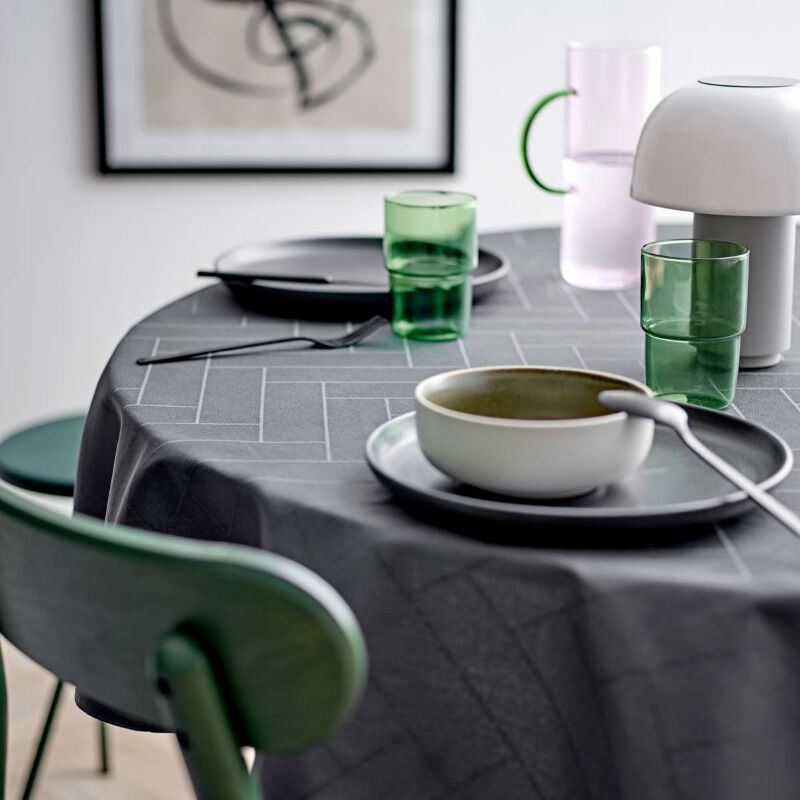 Tiles damask dug blå